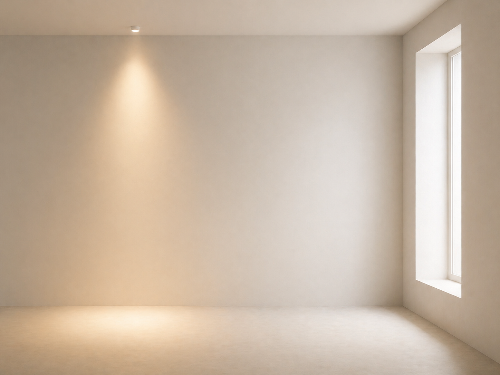 Bild tomrum med spotlight