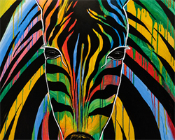Bild zebra beskuren